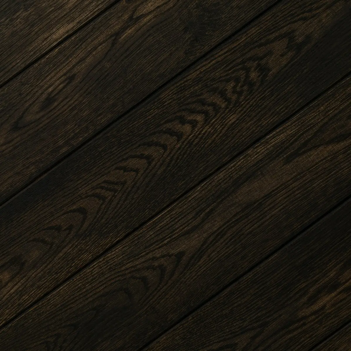 Fumed oak boards with natural oil finish
