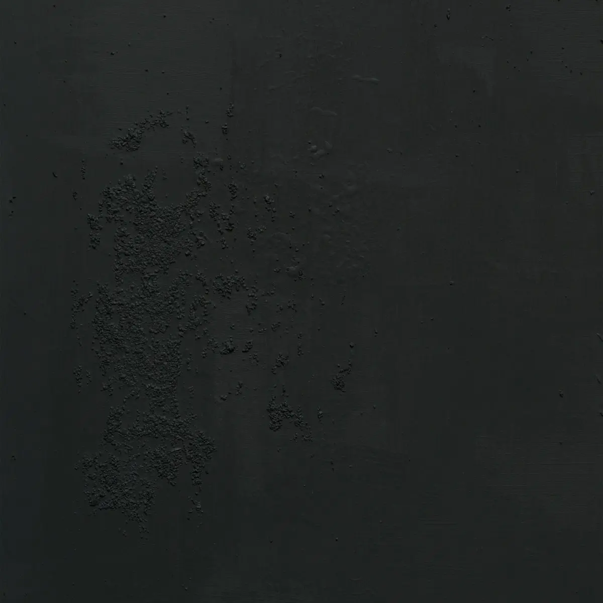 Black textured plaster wall