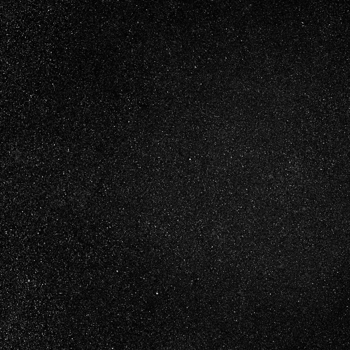 Flamed black granite with silver fleck