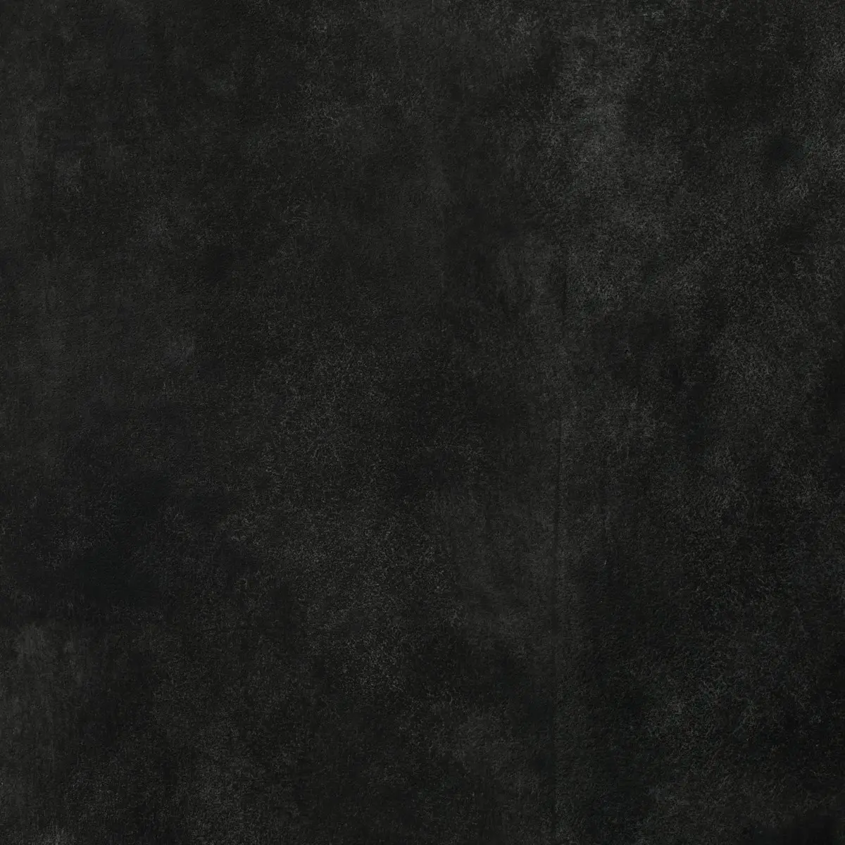 Soft black suede leather
