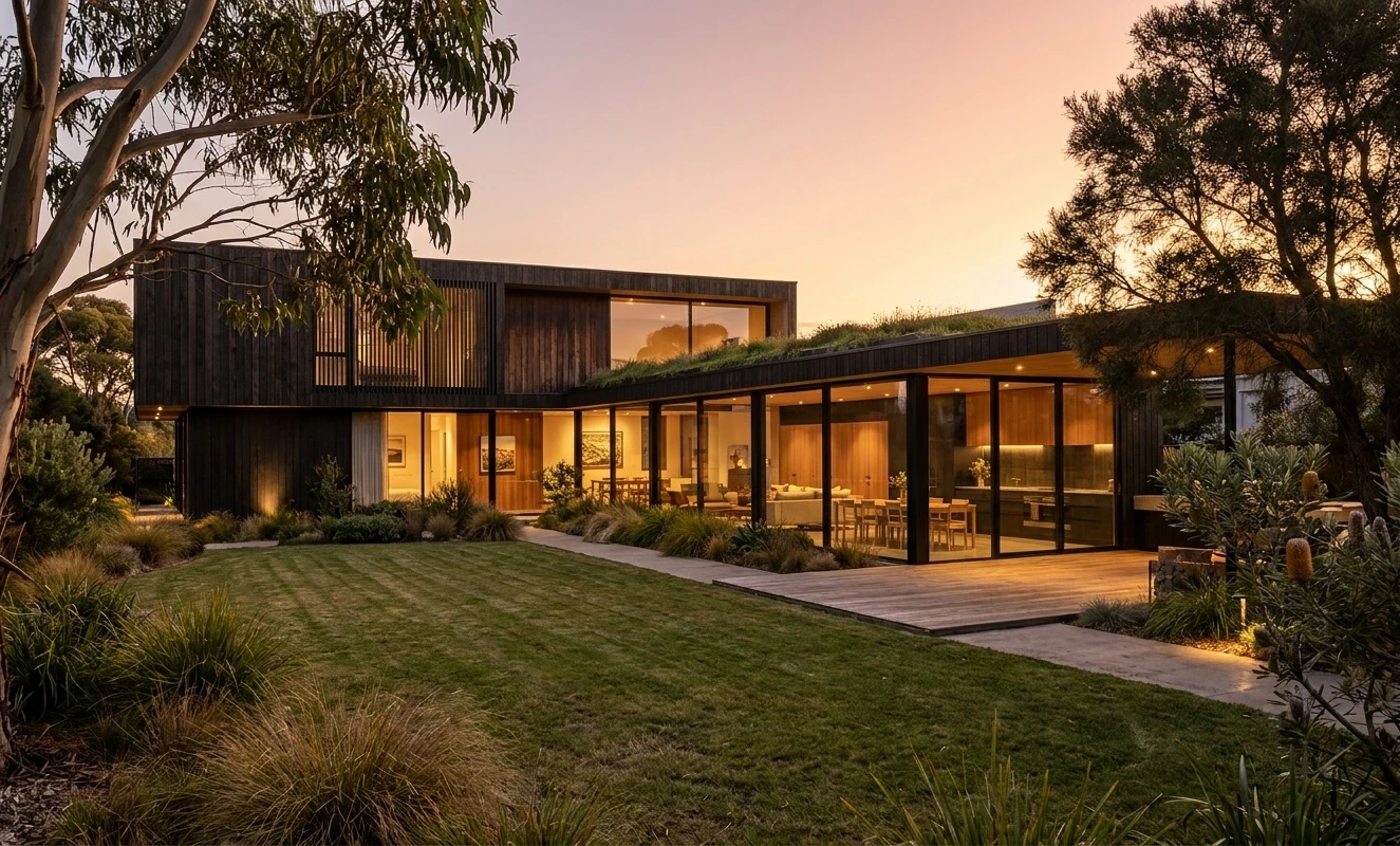 Hail Mary — the living wing opening to the lawn (design render)